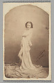 [Draped Standing Nude], Nadar  French, Salted paper print from glass negative