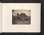 Laos House and Buffalo Carts, John Thomson  British, Scottish, Albumen silver print from glass negative