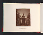 A Temple Gateway - Bangkok, John Thomson  British, Scottish, Albumen silver print from glass negative