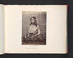 Siam - Burmese Flower Girl, John Thomson  British, Scottish, Albumen silver print from glass negative