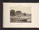 Japanese Boat, John Thomson  British, Scottish, Albumen silver print from glass negative