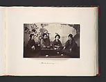 Female Musicians, John Thomson  British, Scottish, Albumen silver print from glass negative