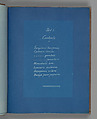 Part I Contents, Anna Atkins British, Cyanotype