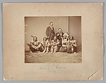 General J. E. Smith and Indians, Mathew B. Brady  American, born Ireland, Albumen silver print from glass negative