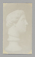 [Classical Head in Profile], Hippolyte Bayard  French, Salted paper print