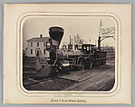 Locomotive James McHenry, Atlantic & Great Western Railway, James Fitzallen Ryder  American, Albumen silver print from glass negative