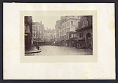 Rue de la Lingerie, de la rue Berger, Charles Marville French, Albumen silver print from glass negative