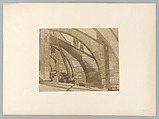 Paris, cathédrale Notre-Dame, les arcs-boutants, Henri-Jean-Louis Le Secq (French, Paris 1818–1882 Paris), Salted paper print from paper negative