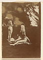 [Cavorting by the Pool at Garsington], Lady Ottoline Violet Anne Cavendish-Bentinck Morrell  British, Gelatin silver print