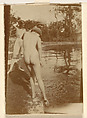 [Cavorting by the Pool at Garsington], Lady Ottoline Violet Anne Cavendish-Bentinck Morrell  British, Gelatin silver print