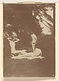 [Cavorting by the Pool at Garsington], Lady Ottoline Violet Anne Cavendish-Bentinck Morrell  British, Gelatin silver print