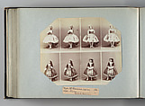 Theatre Danse IV 17, André-Adolphe-Eugène Disdéri (French, Paris 1819–1889 Paris), Albumen silver prints from glass negatives