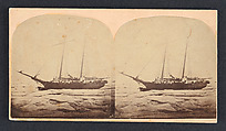 [Ship in Ice, Greenland Expedition], Isaac Israel Hayes (American, 1832–1881), Albumen silver print from glass negative