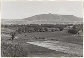 [Looking from Bedroom at Abiquiu Towards Rio Chama, New Mexico], Georgia O'Keeffe  American, Gelatin silver print