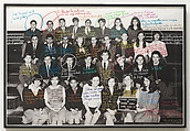 La Clase (The Class), Marcelo Brodsky  Argentinian, Inkjet print with crayon