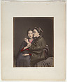 Two Women, Raimund von Stillfried  Austrian, Albumen silver print with applied color