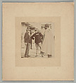 King Victor Emmanuel with Military Men, Giuseppe Primoli  Italian, Gelatin silver bromide print