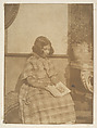 Portrait of His Daughter Reading, Louis-Désiré Blanquart-Évrard (French, 1802–1872), Salted paper print from paper negative