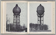 Anonyme Skulpturen: A Typology of Technical Constructions (New York: Wittenborn and Co., 1972), Bernd and Hilla Becher (German, active 1959–2007), Book
