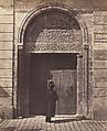 Portal of Saint-Ursin, Bourges, Bisson Frères (French, active 1852–1863), Albumen silver print from glass negative