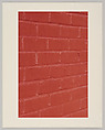 [Diptych: Red and Brown Brick Wall Details], Ralph Gibson (American, born 1939), Chromogenic prints