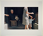 [Old Woman with Dog, New York City], Helen Levitt  American, Dye transfer print