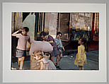 [Children with Laundry Bags, New York City], Helen Levitt  American, Dye transfer print