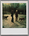 [Mary Knollenberg, Dogs, and Unidentified Woman in Driveway], Walker Evans (American, St. Louis, Missouri 1903–1975 New Haven, Connecticut), Instant internal dye diffusion transfer print (Polaroid SX-70)