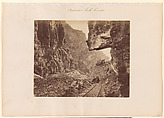American Fork Canyon, Charles Roscoe Savage  American, Albumen silver print