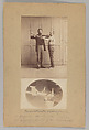 Measurement of Left Middle Finger, Alphonse Bertillon  French, Albumen silver prints