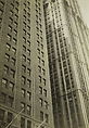 [New York Album: Transportation Building, 225 Broadway (left) and the Woolworth Building, 233 Broadway (right)], Berenice Abbott  American, Gelatin silver prints