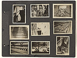 [New York Album Page: Ninth Avenue Elevated Train Line Near Columbus Circle, Manhattan], Berenice Abbott  American, Gelatin silver prints