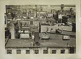 [New York Album: Building Rooftops from the Brooklyn Bridge], Berenice Abbott  American, Gelatin silver print