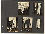 [New York Album Page: Midtown, Bryant Park Vicinity, Manhattan], Berenice Abbott  American, Gelatin silver prints