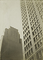 [New York Album: Federal Reserve Bank, Park Place to Wall Street on Broadway], Berenice Abbott  American, Gelatin silver print