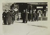 [New York Album: Renaissance Pharmacy, 138th Street and 7th Avenue], Berenice Abbott  American, Gelatin silver print