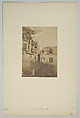 House and Garden in the Frankish Quarter, Cairo, Maxime Du Camp French, Salted paper print from paper negative