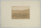 Vue du Village de Garara, Maxime Du Camp  French, Salted paper print from paper negative