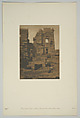 Façade latérale du Gynecée de Rhamsès-Meiamoun, Palais de Médinet-Habou, à Thèbes, Maxime Du Camp  French, Salted paper print from paper negative