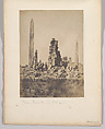 [Photographs of the Eastern Mediterranean], Maxime Du Camp (French, 1822–1894), Salted paper prints