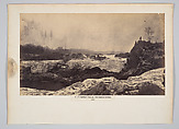 Great Falls, Potomac River, Andrew Joseph Russell  American, Albumen silver print from glass negative