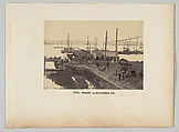 Coal Wharf, Alexandria, Virginia, Andrew Joseph Russell American, Albumen silver print from glass negative