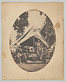 [Ellis-Eum, Tent of Captain John L. Ellis, Company F, 71st New York State Militia, Washington, D.C.], Unknown, Albumen silver print from glass negative