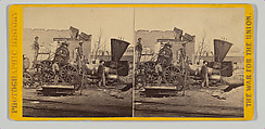 Ruins of a Locomotive in the Petersburgh Railroad Depot, Richmond, Virginia, Unknown, Albumen silver print from glass negative