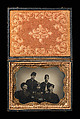 [Five Union Civil War Soldiers in Studio], Unknown, Tintype