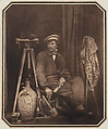 [Three Portraits in Original Exhibition Frame], Louis-Adolphe Humbert de Molard (French, Paris 1800–1874), Salted paper print