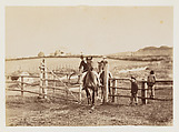 [Fox Hunting in the Roman Countryside], Giuseppe Primoli (Italian, 1851–1927), Gelatin silver print
