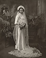 [Bride Holding Lilies], James Van Der Zee  American, Gelatin silver print