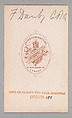 [Francis Danby], John and Charles Watkins (British, active 1867–71), Albumen silver print