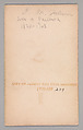 [John Mackie Falconer], Unknown, Albumen silver print